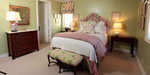 upholstered headboard ruffled bed skirt, duvet cover, upholstered tight seat bench
